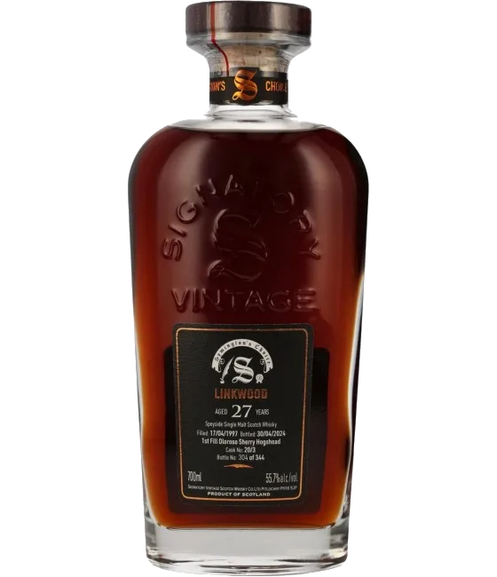 Signatory Vintage Linkwood 27 Years Old 1997 #20/3, fles bij slijterij t Bockje in Bathmen