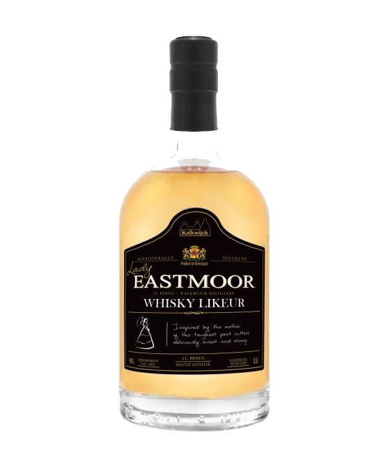 Lady Eastmoor Whisky Likeur, fles bij slijterij t Bockje in Bathmen