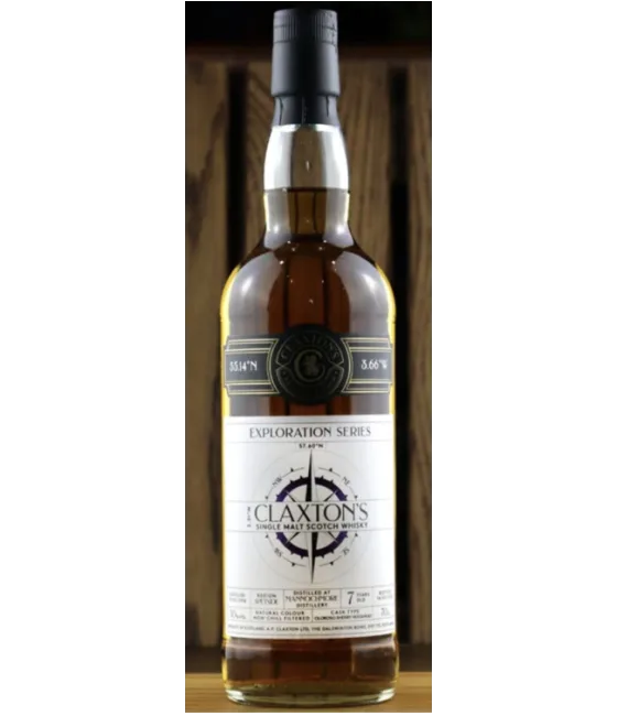 Claxton’s Mannochmore 7Y, fles bij slijterij t Bockje in Bathmen