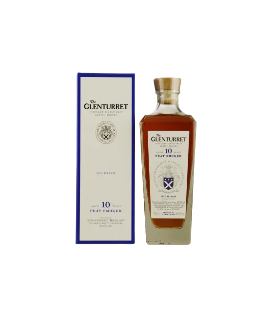 The Glenturret 10 Years Old Peat Smoked 2025, fles bij slijterij t Bockje in Bathmen