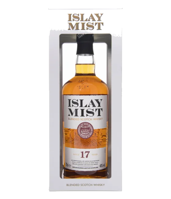 Islay Mist 17 Years, fles bij slijterij t Bockje in Bathmen
