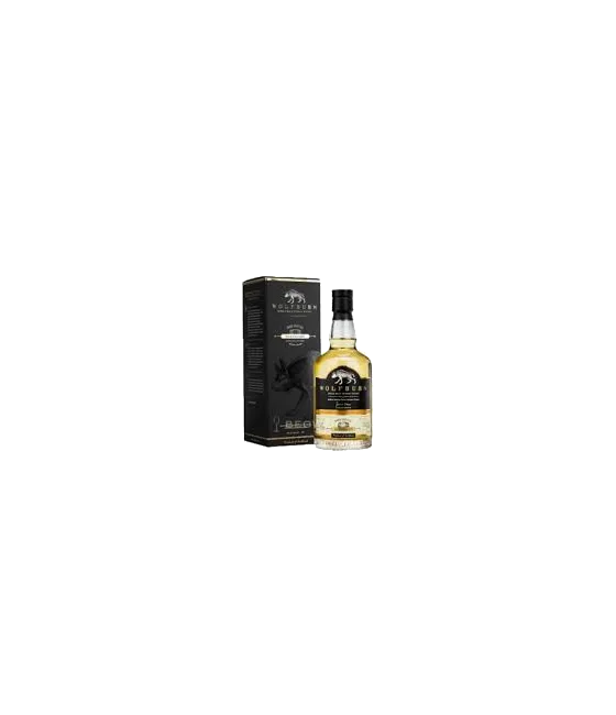 Wolfburn First Release Highland Single Malt Whisky 3 Years Old, fles bij slijterij t Bockje in Bathmen