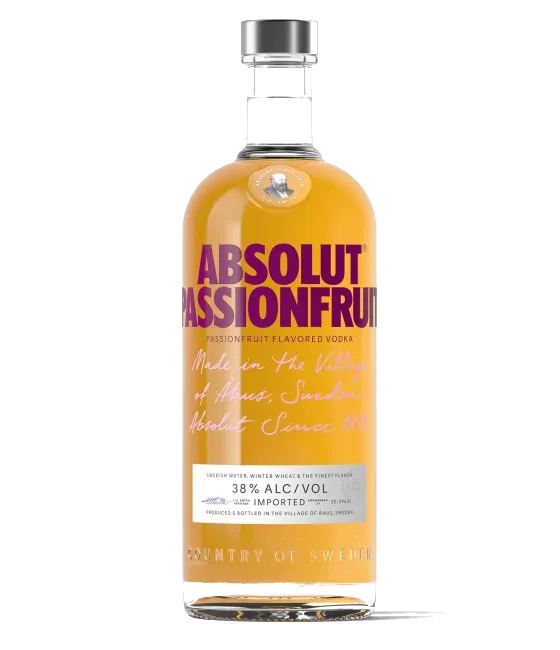 Absolut Passionfruit, fles bij slijterij t Bockje in Bathmen