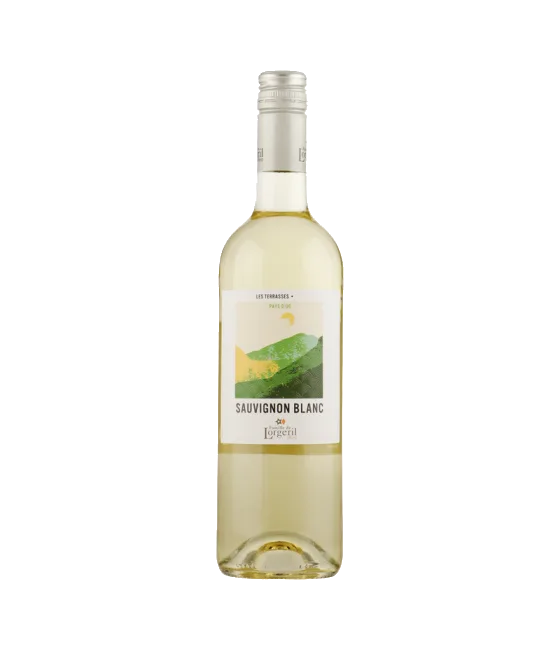 Lorgeril Terrasses Sauvignon Blanc, fles bij slijterij t Bockje in Bathmen