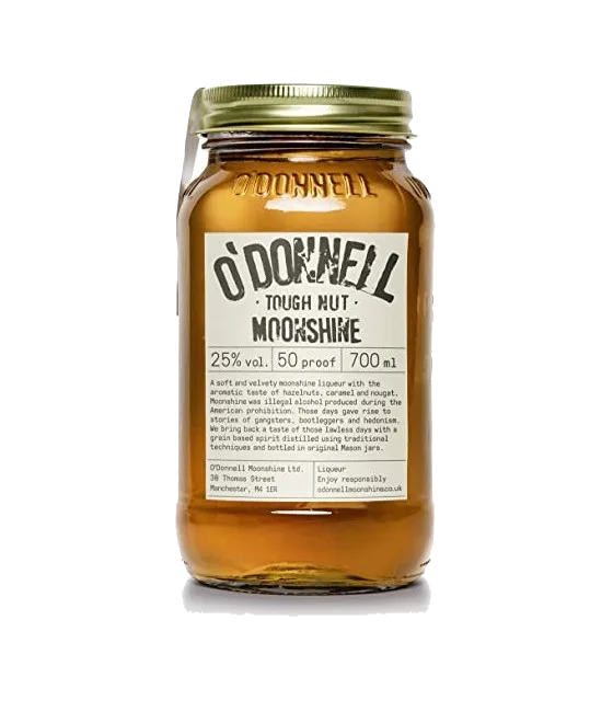 O’Donnell Moonshine Tough Nut, fles bij slijterij t Bockje in Bathmen