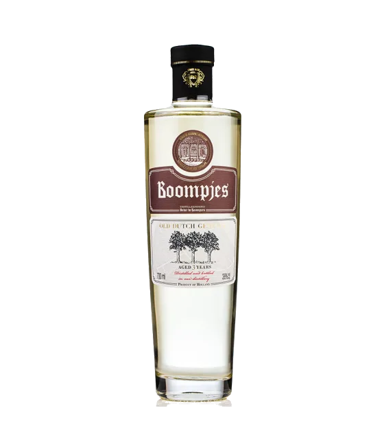 Boompjes Old Dutch genever, fles bij slijterij t Bockje in Bathmen