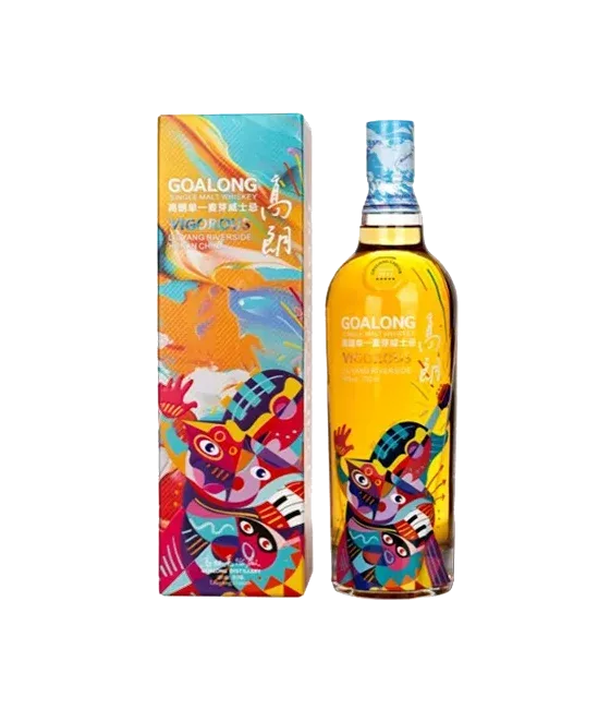 Goalong Whiskey Vigorous, fles bij slijterij t Bockje in Bathmen
