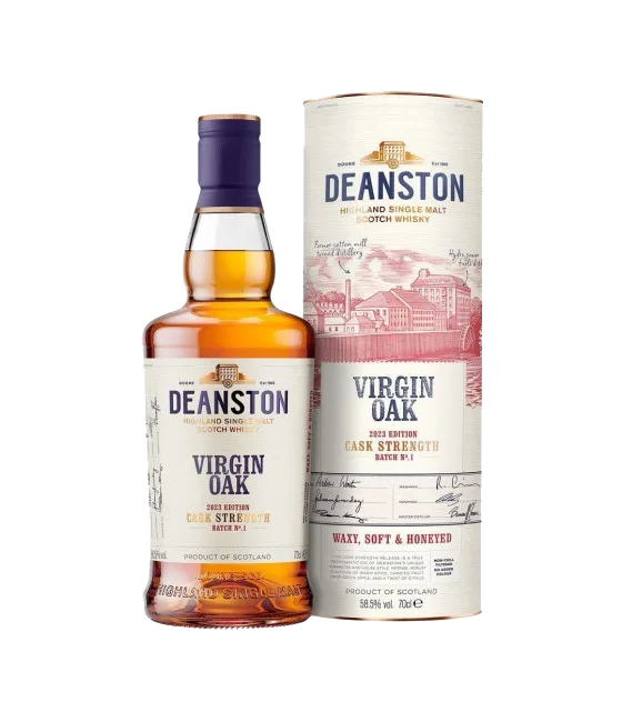 Deanston Virgin Oak Cask Strength 2023 Edition, fles bij slijterij t Bockje in Bathmen