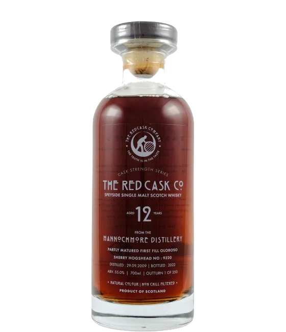 The Red Cask Mannochmore 12 Years Old Cask Strength, fles bij slijterij t Bockje in Bathmen