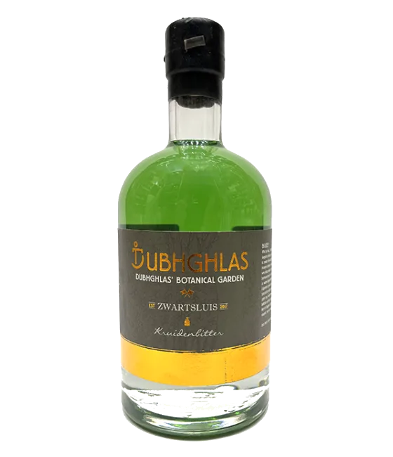 Dubhghlas’s Botanical Garden Kruidenbitter, fles bij slijterij t Bockje in Bathmen
