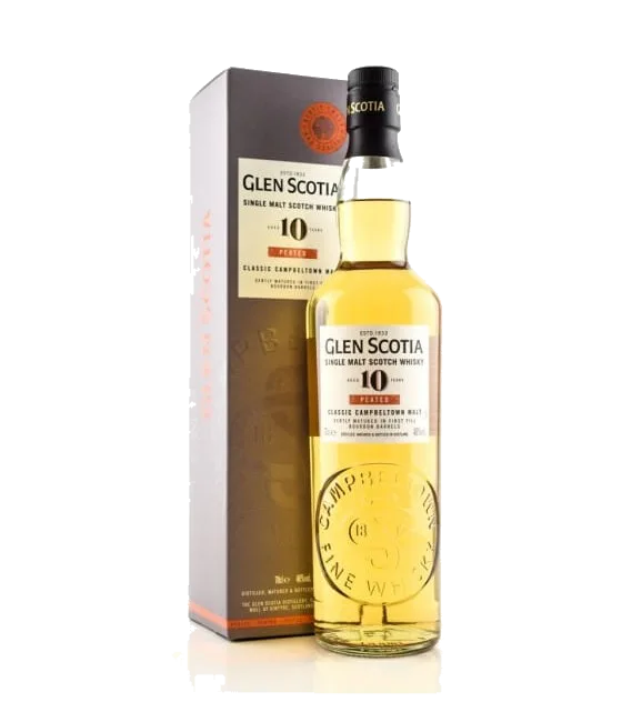 Glen Scotia 10 Years Old Peated 46%, fles bij slijterij t Bockje in Bathmen
