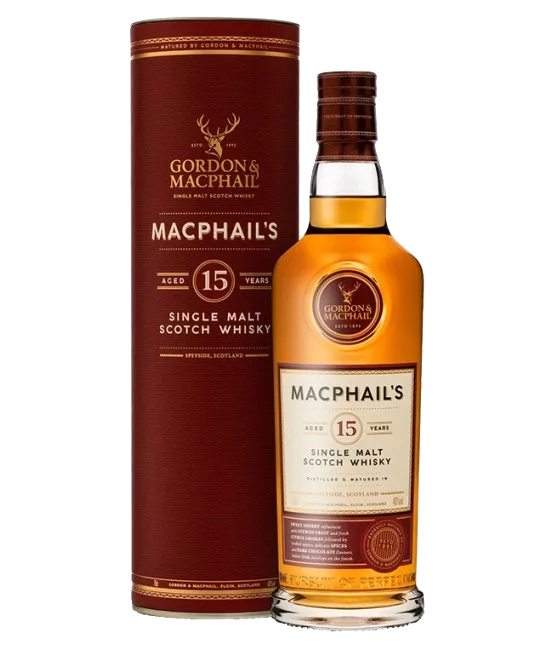 Gordon & MacPhail MacPhail’s 15 Years Old Single Malt, fles bij slijterij t Bockje in Bathmen