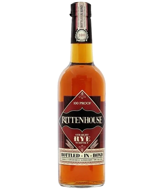Rittenhouse Straight Rye Bottled in Bond, fles bij slijterij t Bockje in Bathmen