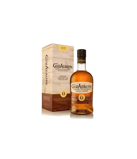 GlenAllachie Wine Series 11 Years Old Premier Cru Classe Wine Cask Finish, fles bij slijterij t Bockje in Bathmen