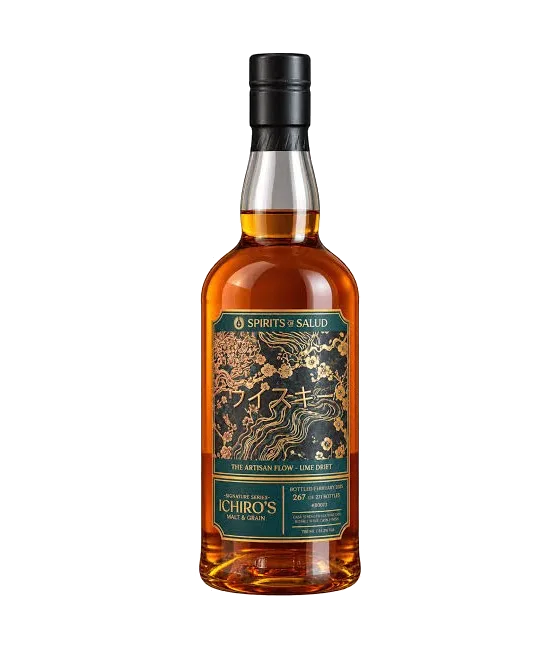 Spirits of Salud Ichiro’s The Artisan Flow, fles bij slijterij t Bockje in Bathmen