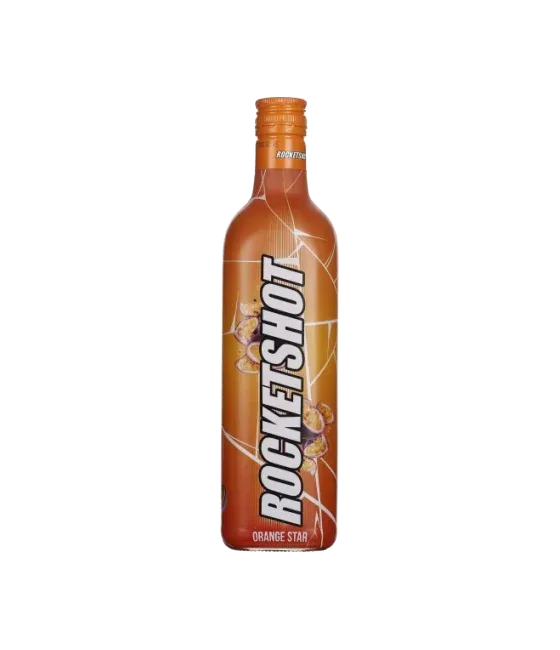 Rocketshot Orange Star, fles bij slijterij t Bockje in Bathmen