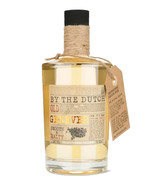 By The Dutch Old Genever, fles bij slijterij t Bockje in Bathmen