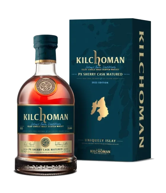 Kilchoman PX Sherry Cask Matured, fles bij slijterij t Bockje in Bathmen