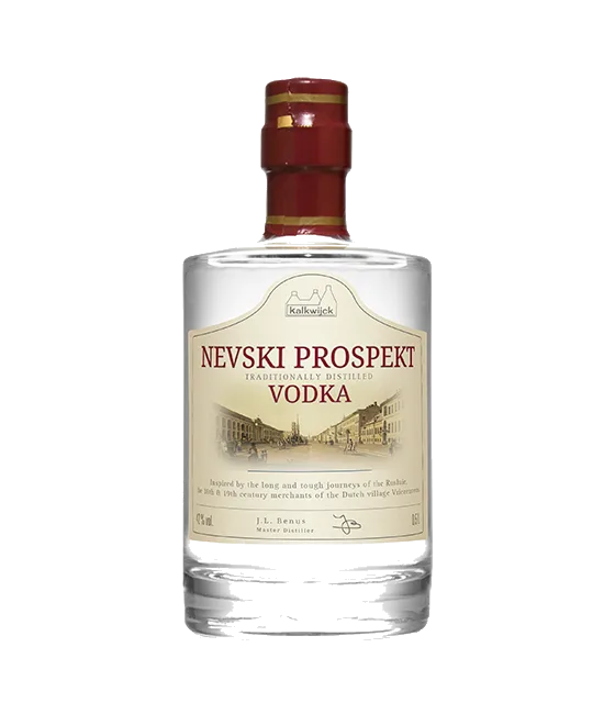 Kalkwijck Nevski Prospekt Vodka, fles bij slijterij t Bockje in Bathmen