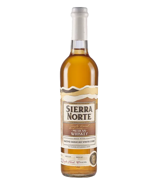Sierra Norte Mexican Whiskey White Corn, fles bij slijterij t Bockje in Bathmen