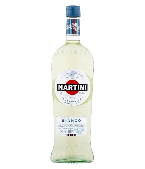Martini Vermouth Bianco 100 cl, fles bij slijterij t Bockje in Bathmen