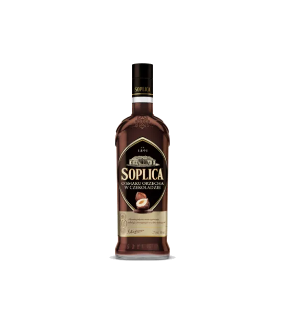Soplica Orzech w Czekoladzie, fles bij slijterij t Bockje in Bathmen