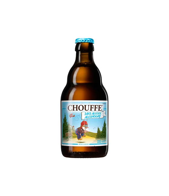 Brasserie d’Achouffe Chouffe 0.4%, fles bij slijterij t Bockje in Bathmen