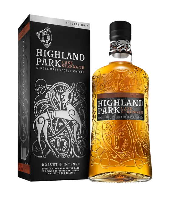 Highland Park Cask Strength Robust & Intense Release No.4, fles bij slijterij t Bockje in Bathmen