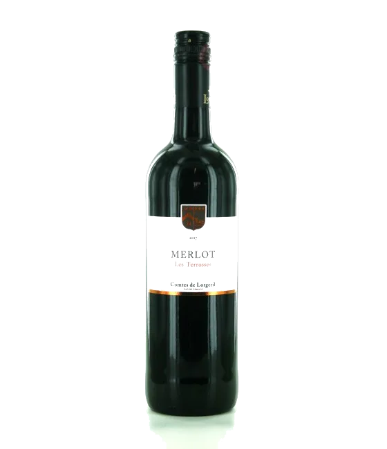 Lorgeril Terrasses Merlot, fles bij slijterij t Bockje in Bathmen