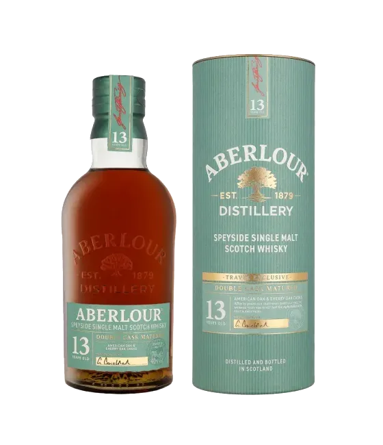 Aberlour 13 Years Old Double Cask, fles bij slijterij t Bockje in Bathmen