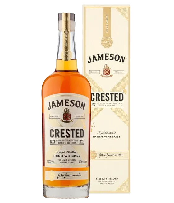 Jameson Crested Ten, fles bij slijterij t Bockje in Bathmen