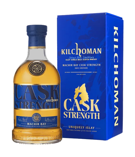 Kilchoman Machir Bay Cask Strength 2025 Edition, fles bij slijterij t Bockje in Bathmen