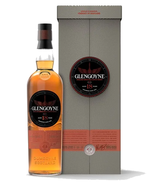 Glengoyne 18Y Single Highland Malt whisky, fles bij slijterij t Bockje in Bathmen