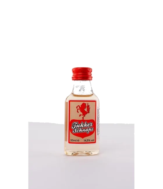Tukker schnaps mini, fles bij slijterij t Bockje in Bathmen
