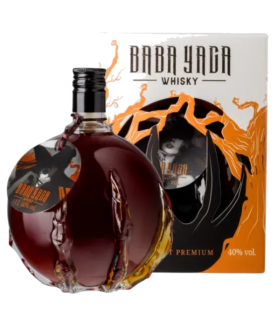 Baba Yaga Whisky, fles bij slijterij t Bockje in Bathmen