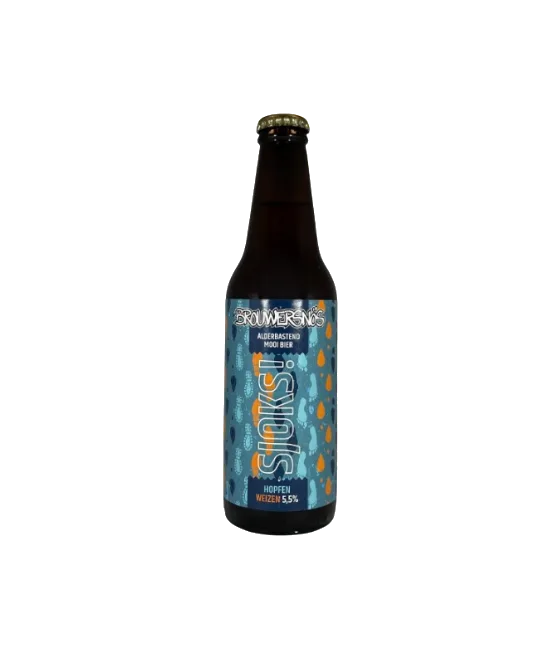 Brouwersnos Sjoks, fles bij slijterij t Bockje in Bathmen
