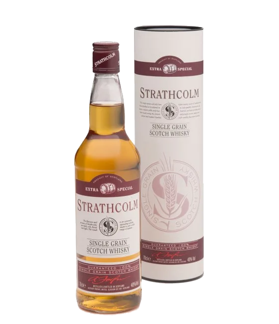Strathcolm Single Grain Scotch Whisky Extra Special, fles bij slijterij t Bockje in Bathmen