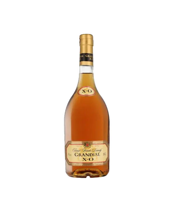 Grandial XO Brandy, fles bij slijterij t Bockje in Bathmen