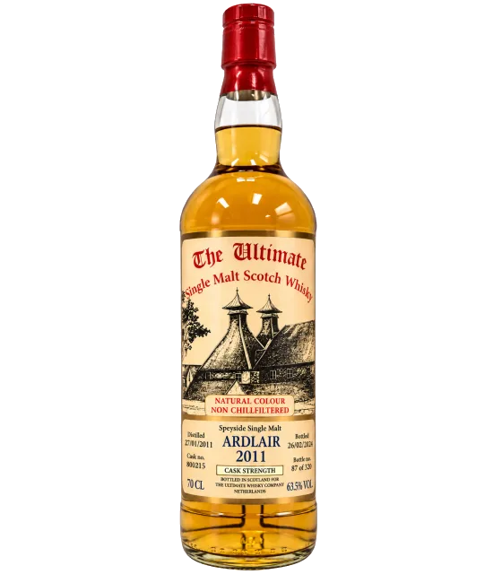The Ultimate Ardlaird 2011 cask strength 13 years old, fles bij slijterij t Bockje in Bathmen
