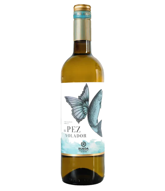 El Pez Volador Verdejo Rueda, fles bij slijterij t Bockje in Bathmen