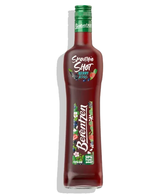 Berentzen Smoothie Shot Berry Kiss, fles bij slijterij t Bockje in Bathmen