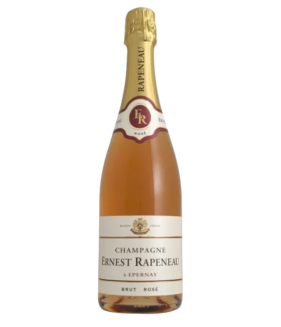 Ernest Rapeneau Champagne Rosé Brut, fles bij slijterij t Bockje in Bathmen