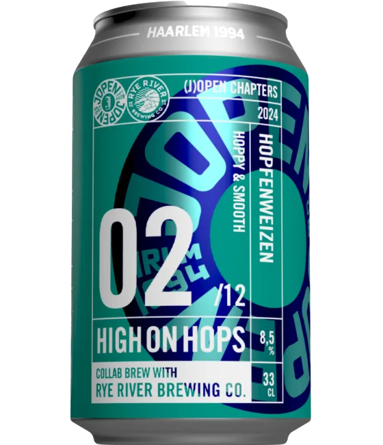 Jopen High On Hops Hopfenweizen, fles bij slijterij t Bockje in Bathmen