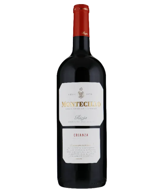 Montecillo Rioja Crianza Magnum, fles bij slijterij t Bockje in Bathmen