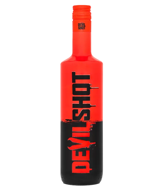 Devilshot, fles bij slijterij t Bockje in Bathmen