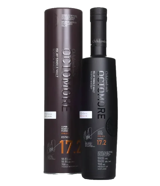 Octomore 17.2, fles bij slijterij t Bockje in Bathmen