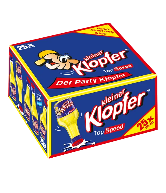 Kleiner Klopfer Top Speed Mix 25-pack, fles bij slijterij t Bockje in Bathmen
