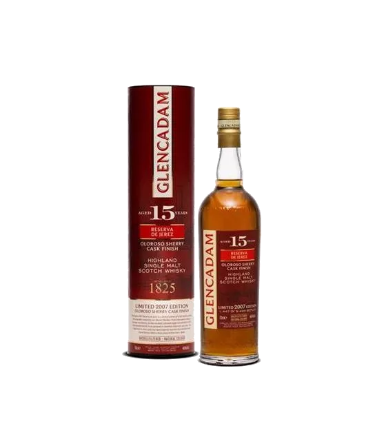 Glencadam 15 Years Old Oloroso Sherry Cask Finish 2007, fles bij slijterij t Bockje in Bathmen