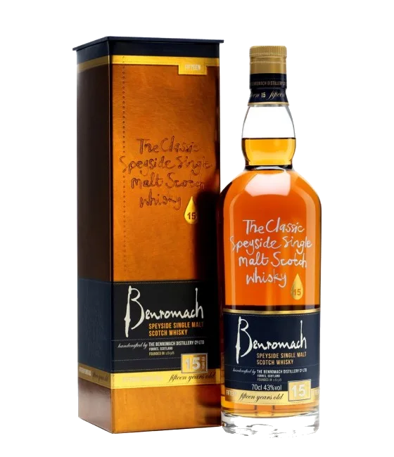 Benromach 15 Years Old, fles bij slijterij t Bockje in Bathmen