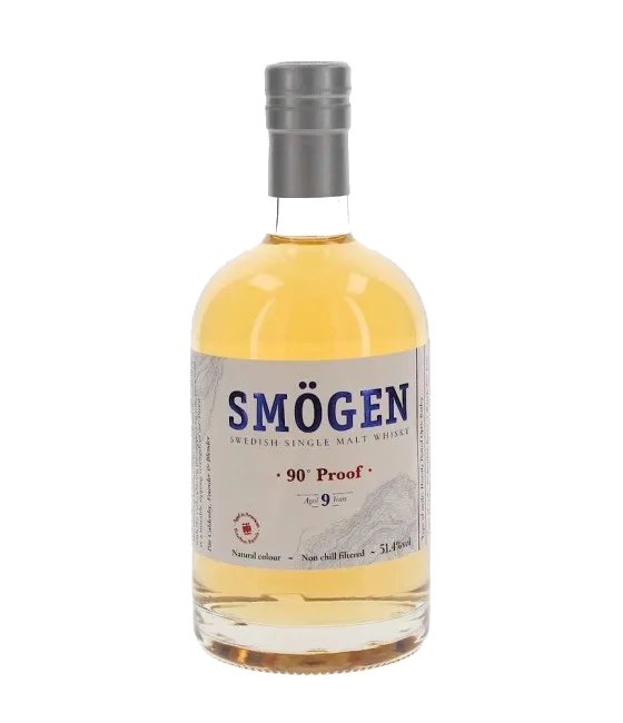 Smögen 90 Proof, fles bij slijterij t Bockje in Bathmen
